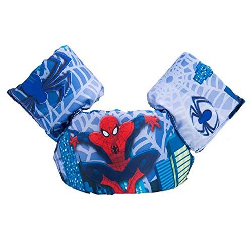 JKSPORTS Floats for Pool,Kids Swimming from 30 to 50lbs, Compatible 20-30 Pounds Infant/Baby/Toddler, Swim Vest with Arm Wings for Boys and Girls (Blue Spiderm)