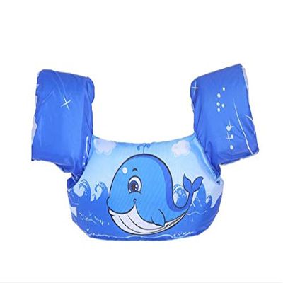 JKSPORTS Floats for Pool,Kids Swimming from 30 to 50lbs, Compatible 20-30 Pounds Infant/Baby/Toddler, Swim Vest with Arm Wings for Boys and Girls (Whale)