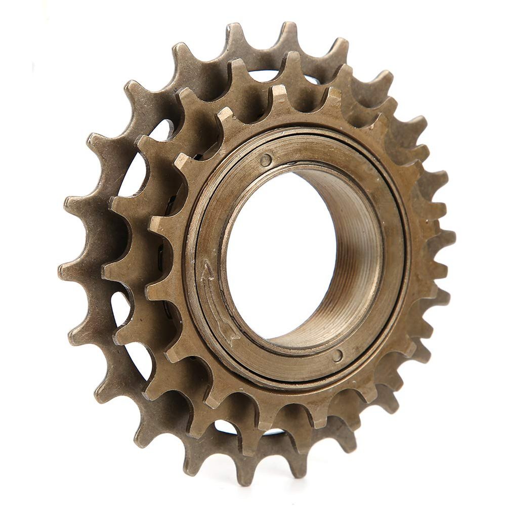 3 Speed Flywheel, Durable Metal Construction for Mountain and Road Bikes, 16/19/22T Replacement Part for Cyclists Touring Commuting Uphill Riding