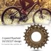 3 Speed Flywheel, Durable Metal Construction for Mountain and Road Bikes, 16/19/22T Replacement Part for Cyclists Touring Commuting Uphill Riding view 2