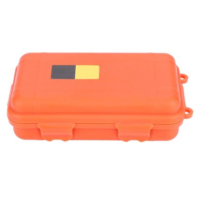 Waterproof Dry Box, Waterproof Containers Protective Case Watertight Storage Box Shockproof Storage Container Outdoor Storage Box for Boat Kayak Outdoor Survival (Big-Orange)