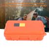 Waterproof Dry Box, Waterproof Containers Protective Case Watertight Storage Box Shockproof Storage Container Outdoor Storage Box for Boat Kayak Outdoor Survival (Big-Orange) view 3