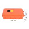 Waterproof Dry Box, Waterproof Containers Protective Case Watertight Storage Box Shockproof Storage Container Outdoor Storage Box for Boat Kayak Outdoor Survival (Big-Orange) view 4