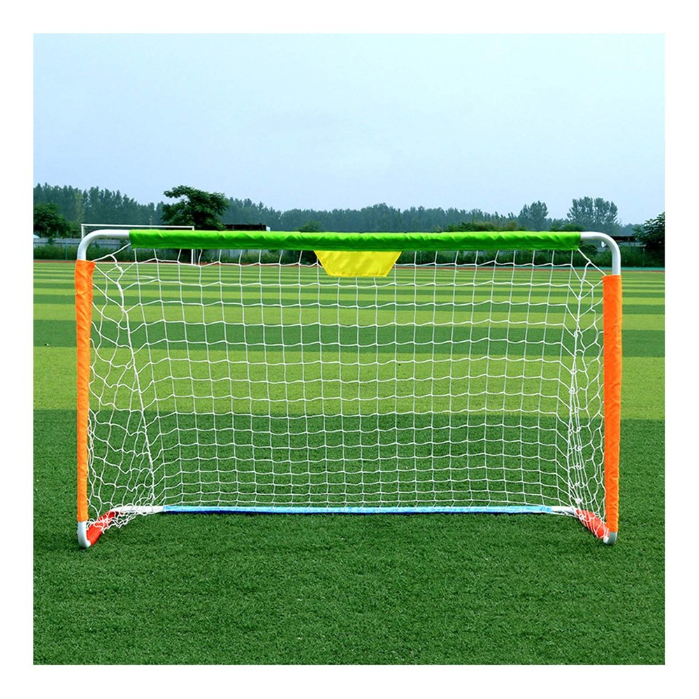 Soccer Goals Hua Outdoor Garden Football Goal is Stable and Heavy-Duty Steel Pipe Bracket, Children's Adult Football Sports Game Training Kit, 125x45x76cm