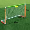 Soccer Goals Hua Outdoor Garden Football Goal is Stable and Heavy-Duty Steel Pipe Bracket, Children's Adult Football Sports Game Training Kit, 125x45x76cm view 2