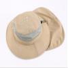 Home Prefer Kids Sun Hat Wide Brim UPF 50+ Boys Sun Protection Hat Summer Bucket Hat with Neck Flap Khaki view 3