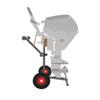 Portable Outboard Boat Motor Transport Trolley, Extended Wheelbase, Additional Top Wheels, Stainless Steel, 100 kg view 3