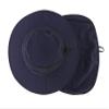 Home Prefer Kids Sun Hat UPF 50+ Wide Brim Sun Protection Hat for Boys Girls Summer Hat with Neck Flap Navy Blue view 3