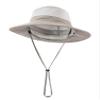 Home Prefer UPF 50+ Boys Sun Hat with Neck Flap Wide Brim Summer Beach Hat Kids Safari Hat Light Grey view 2