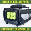 Rover Sports Packhopper Deluxe - Tennis Racket Bag & Ball Hopper, Converts to Wheeled Cart & Ball Picker Upper view 3