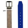 SIRRI Boys Adjustable Faux Leather Blue Belts Casual Formal Clothing Accessories view 2