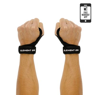Element 26 IsoWraps Scaph Wrist Wraps for Cross Training, Weightlifting, Olympic Weight Lifting - Lifting Wraps for Men and Women - Wrist Support Braces with Mobility (Black Suede Leather)