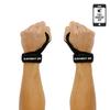 Element 26 IsoWraps Scaph Wrist Wraps for Cross Training, Weightlifting, Olympic Weight Lifting - Lifting Wraps for Men and Women - Wrist Support Braces with Mobility (Black Suede Leather) view 1
