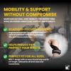 Element 26 IsoWraps Scaph Wrist Wraps for Cross Training, Weightlifting, Olympic Weight Lifting - Lifting Wraps for Men and Women - Wrist Support Braces with Mobility (Black Suede Leather) view 2