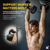 Element 26 IsoWraps Scaph Wrist Wraps for Cross Training, Weightlifting, Olympic Weight Lifting - Lifting Wraps for Men and Women - Wrist Support Braces with Mobility (Black Suede Leather) view 3