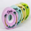 Sure-Grip Oasis Roller Skate Wheels | Suitable for Outdoor Skating | 57mm Wheel with 82A Soft Hardness Wheel - Yellow Color - Sold as a Set of 8 wheels (Yellow) view 1