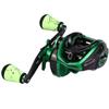 Sougayilang Baitcasting Reel 18LB Carbon Fiber Drag Baitcasters Unequaled Affordable High-tech Innovation Baitcast Fishing Reels - Green -Right Handed view 1