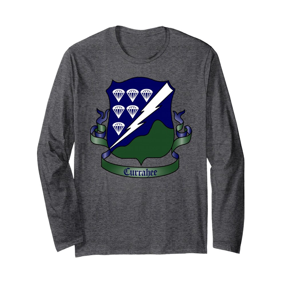 101st Airborne - 506th PIR DUI - Currahee centered Long Sleeve T-Shirt
