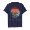 Take A Hike Retro Hiker Sloth Hiking Trekking Fun Kids Boys T-Shirt view 1