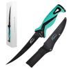 danco Pro Series 7" Fillet Knife | Full Tang German G4116 Stainless-Steel Blades with Teflon Coating, Molded Nylon Sheath, Perfect for Saltwater Fishing & Hunting view 1