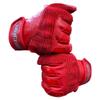 Clutch Sports Apparel Pro Series Cabretta Leather Batting Gloves, Padded & Stylish, Comfortable Grip & Finger Fit for Baseball & Softball Players, for Adults & Youth (Chrome Red, X-Small) view 2