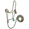 EcoLuxe Braided Rope Halter with 8ft Lead Rasp/Charcoal N/A view 3