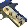 Compatible Replacement for Full Size 1911 Premium Gun Grips Colt Gov. & Clones Taurus, S&W, Springfield, Rock Island w/UV Skulls view 2