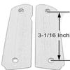 Compatible Replacement for Full Size 1911 Premium Gun Grips Colt Gov. & Clones Taurus, S&W, Springfield, Rock Island w/UV Skulls view 4