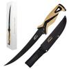 danco Pro Series 9" Fillet Knife | Full Tang German G4116 Stainless-Steel Blades with Teflon Coating, Molded Nylon Sheath, Perfect for Saltwater Fishing & Hunting view 1