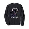 I Speak Snort French Bulldog Sweatshirt view 1