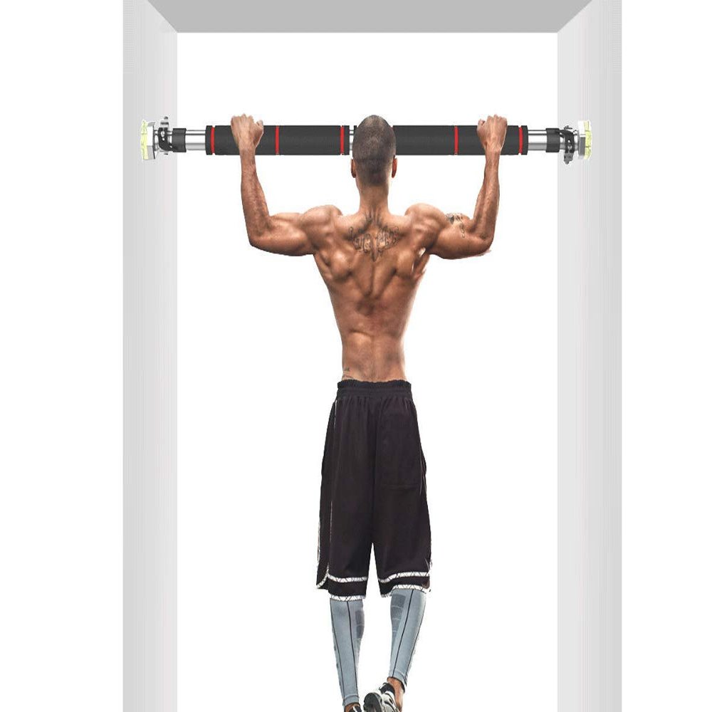 ZHYY Pull Up Bar for Doorway,Strength Training Pull-up Bars no Screws Holds 880 lbs for Home Gym (26"-35")