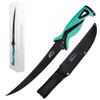 danco Pro Series 9" Fillet Knife | Full Tang German G4116 Stainless-Steel Blades with Teflon Coating, Molded Nylon Sheath, Perfect for Saltwater Fishing & Hunting view 1