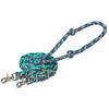 EcoLuxe Bamboo 8ft Flat Barrel Reins Turq/Rasp/Green N/A view 3