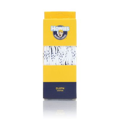 Howies Hockey Skate Laces - White 130 Cloth Laces for Ice Hockey and Figure Skating