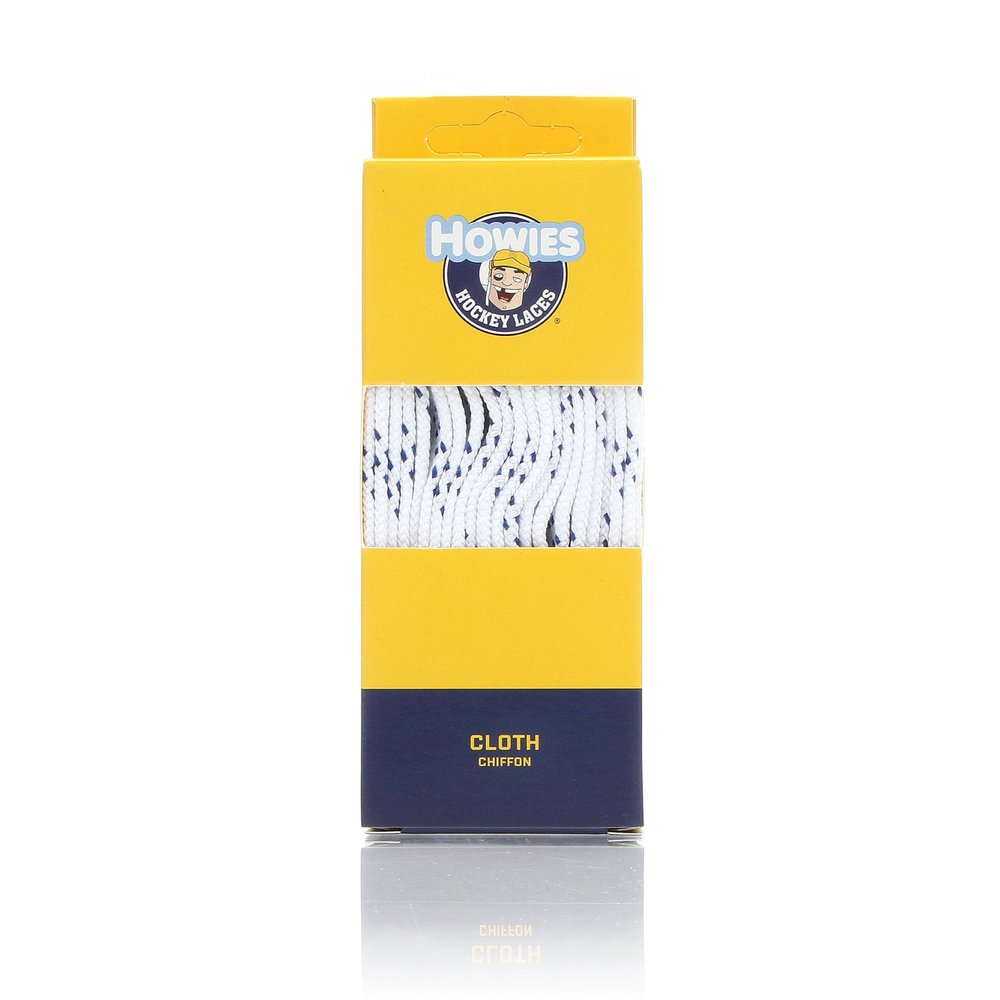 Howies Hockey Skate Laces - White 130 Cloth Laces for Ice Hockey and Figure Skating