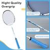 Professional Badminton Rackets Lightweight Badminton Racquets Set, Zalava Badminton Set 4 Pack,Carbon Fiber, 3 Shuttlecocks, 2 Protect Case, 4 Overgrip Included,for Beginners,Advanced Players view 3