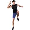 WRAGCFM Men's Running Compression Shorts,Mens Athletic Sports Compression Shorts Spandex Compression Underwear Cool Dry Soft Active Baselayer Shorts for Men(Blue,XXL) view 2