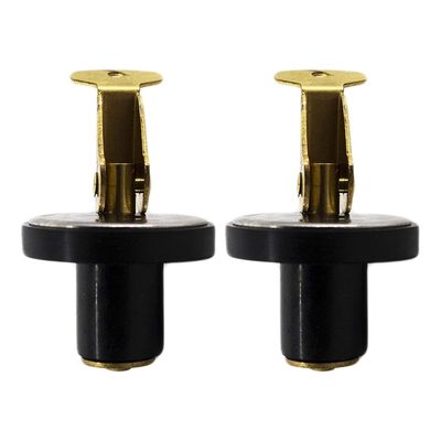 Marine City 3/4 inches Brass Snap Lock Baitwell Plugs Drain Plug for Boats Yachts Kayaks Marines (Pack of 2)
