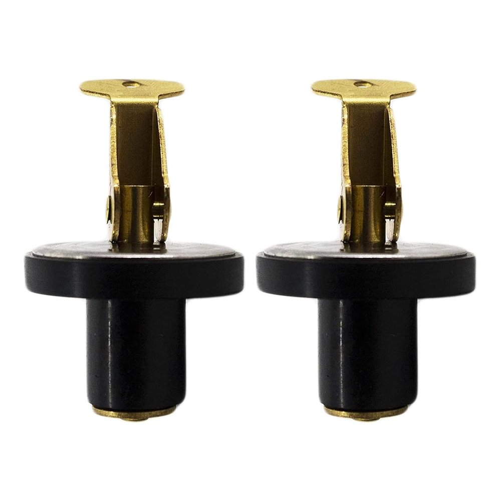 Marine City 3/4 inches Brass Snap Lock Baitwell Plugs Drain Plug for Boats  Yachts  Kayaks  Marines (Pack of 2)