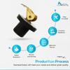 Marine City 3/4 inches Brass Snap Lock Baitwell Plugs Drain Plug for Boats  Yachts  Kayaks  Marines (Pack of 2) view 4
