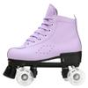 Risup Skates for Women and Men - Cowhide High-Top Classic Double-Row Four-Wheel Shoes (Purple Flash, 41=US/8) view 3