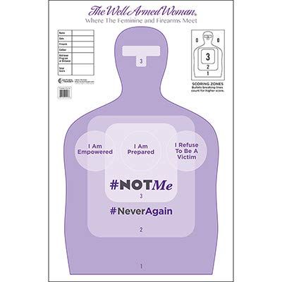100 Pcs, 23"x 35" The Well Armed Woman Not Me Target