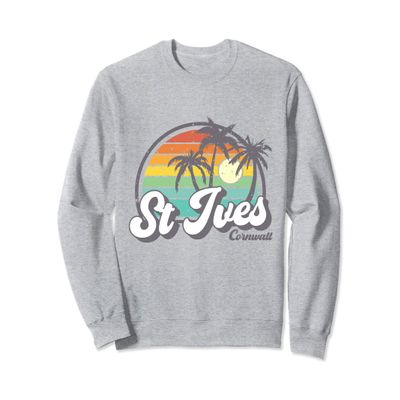 80s retro Seaside St Ives, Cornwall Sweatshirt