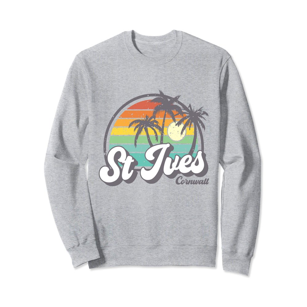 80s retro Seaside St Ives, Cornwall Sweatshirt