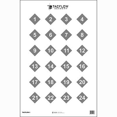 100 Pcs, 20" x 30" Tacflow Training Target