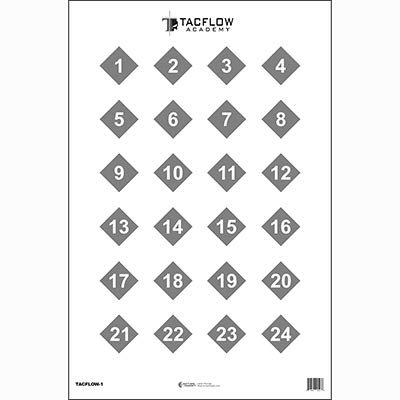 100 Pcs, 20" x 30" Tacflow Training Target