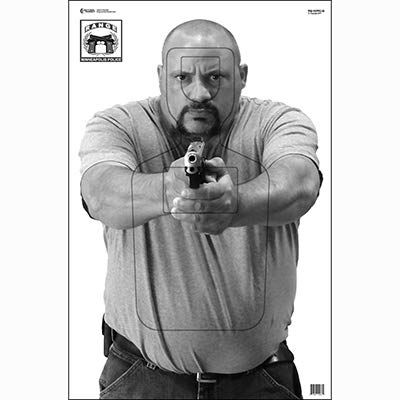 100 Pcs, 23" x 35" Black and White Tq-19 Photo Target (Version G)