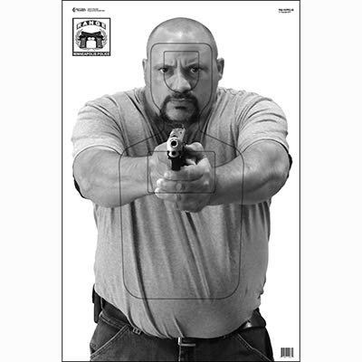 100 Pcs, 23" x 35" Black and White Tq-19 Photo Target (Version G)