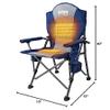 Gobi Heat - Terrain Portable Heated Camping Chair - Outdoor Folding Chair with Heated Filling - Winter Camping Essential - 3 Heat Settings view 3