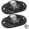 GMW Gun Magnet [2-Pack] | 30 lbs. Rating Magnetic Gun Mount | HQ Rubber Coated Gun Magnet Buckler Series for Car, Truck, Desks, Safes, and Walls | Indoor Gun Racks| Concealed Gun Holder for Handgun view 1